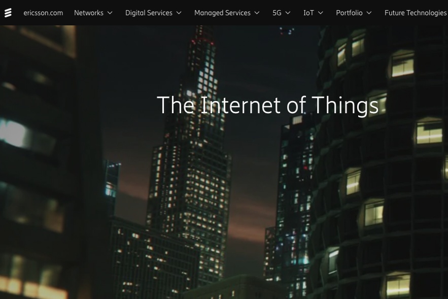 Ericsson IoT web copy